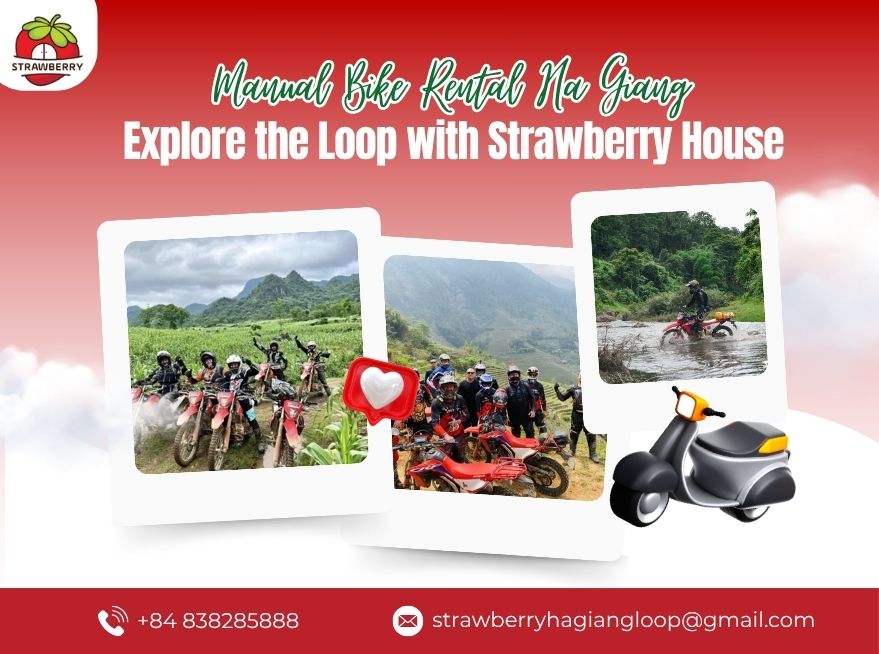 manual bike rental Ha Giang